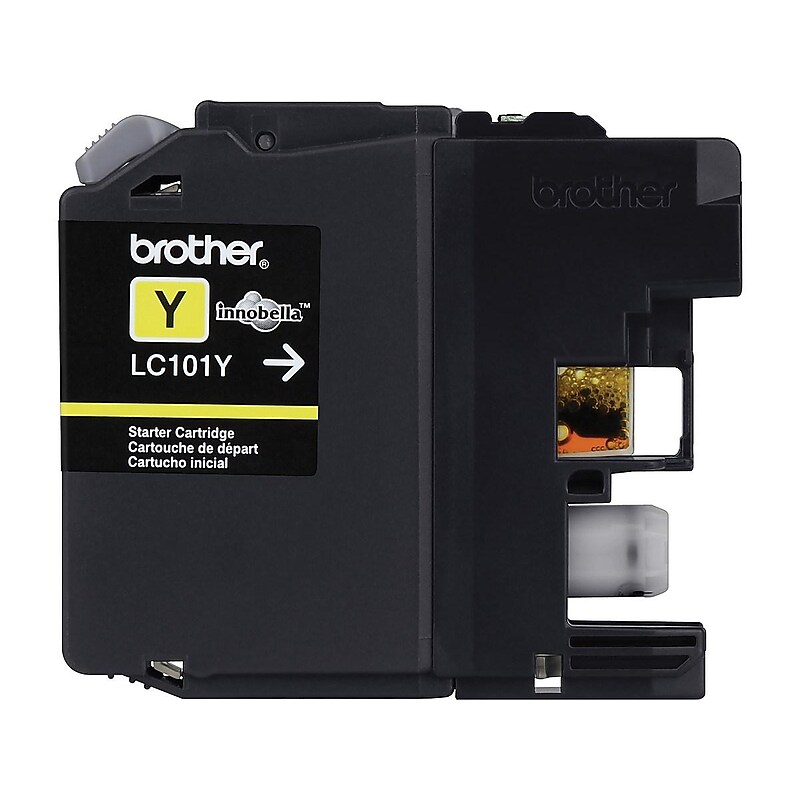Brother LC101Y Yellow Standard Yield Ink Cartridge image 1