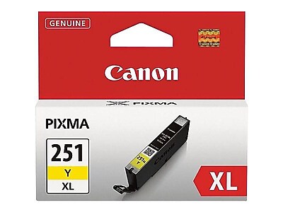 Canon 251XL Yellow High Yield Ink Cartridge (6451B001) Sansujyuku sansujyuku.com