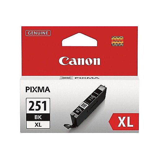 Canon 251XL Black High Yield Ink Cartridge (6448B001)