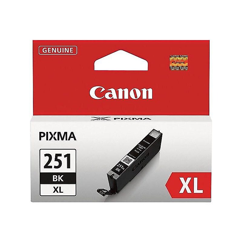Canon 251XL Black High Yield Ink Cartridge   (6448B001) image 1