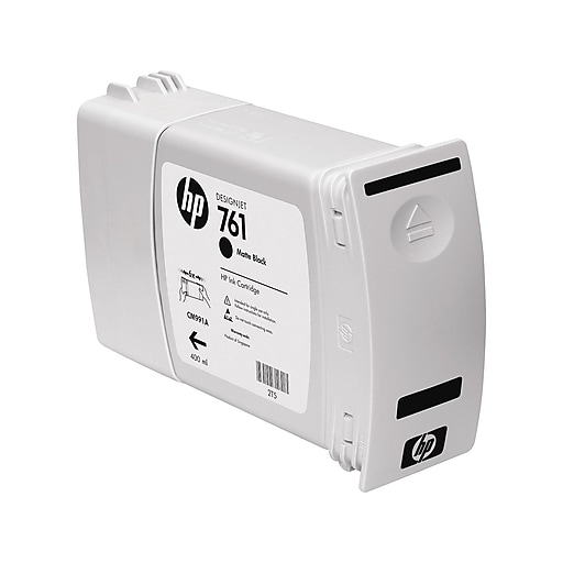 HP 761 Black Matte Standard Yield Ink Cartridge (CM991A) | Staples