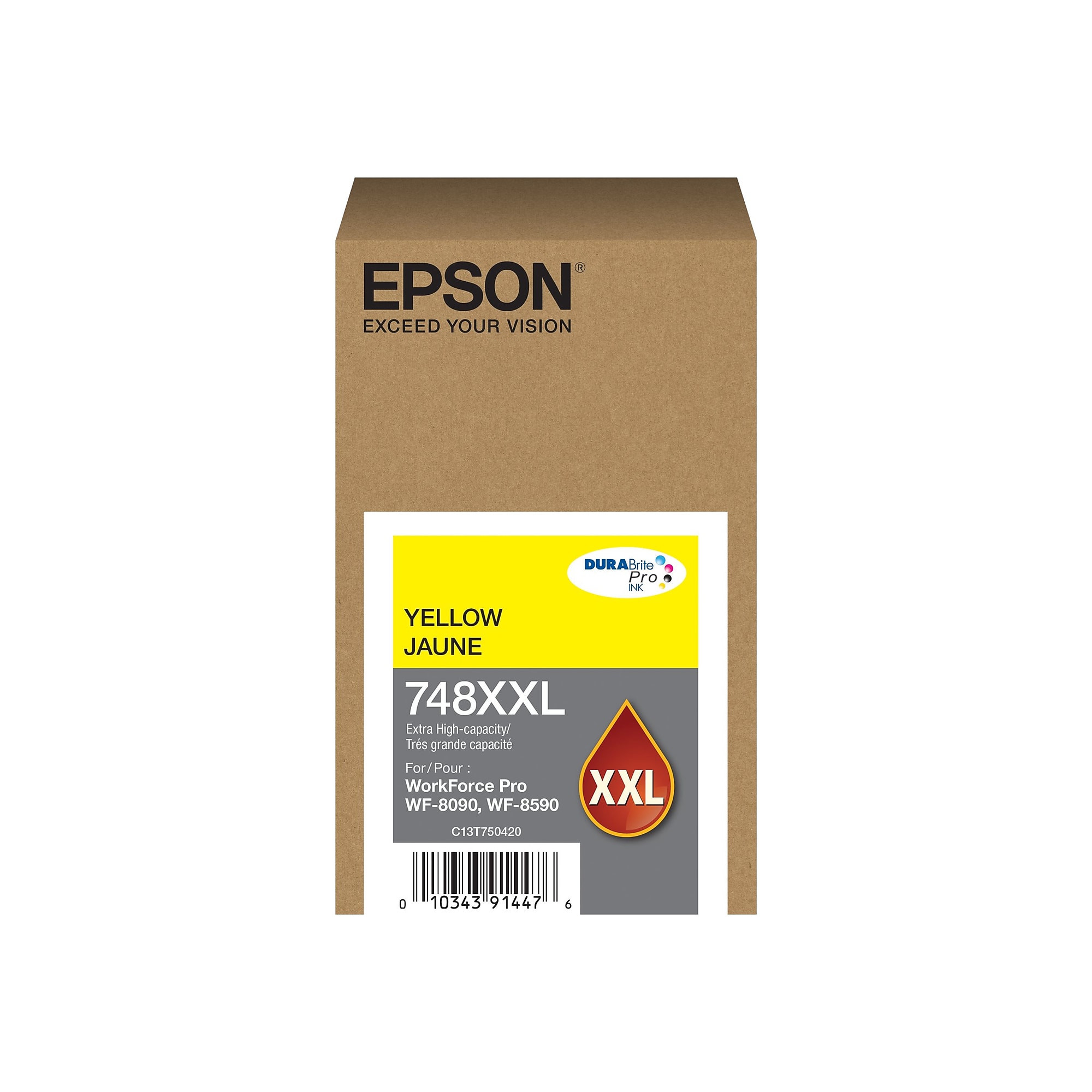 Epson T748XXL Yellow Extra High Yield Ink Cartridge Sansujyuku sansujyuku.com