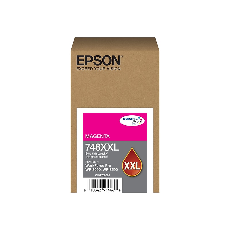 Epson T748XXL Magenta Extra High Yield Ink Cartridge image 1