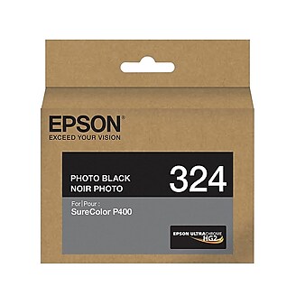 Epson T324 Ultrachrome Photo Black Standard Yield Ink Cartridge