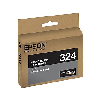 Epson T324 Ultrachrome Photo Black Standard Yield Ink Cartridge