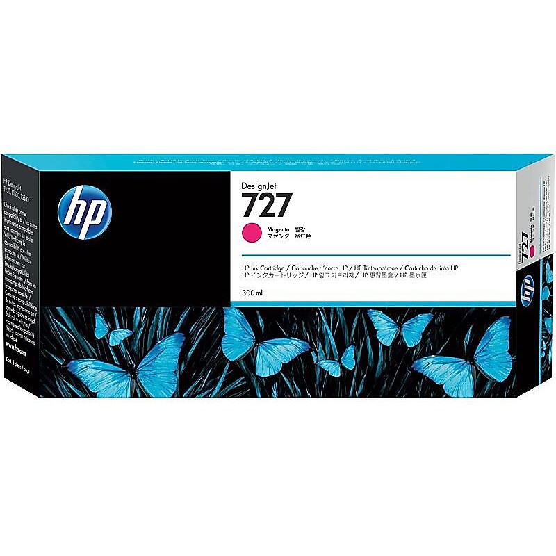 HP 727 Magenta High Yield Ink Cartridge (F9J77A) image 1