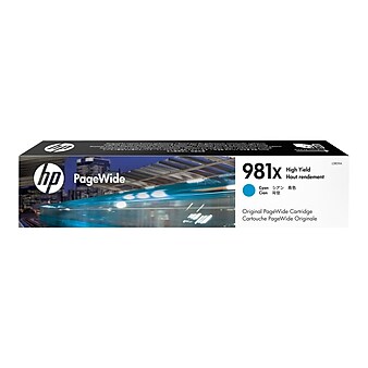 HP 981X Cyan High Yield Ink Cartridge (L0R09A)