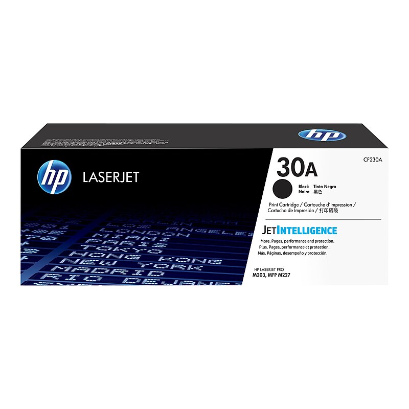 HP 30AStandard Yield Toner Cartridge, Print Up to 1600 Pages ()