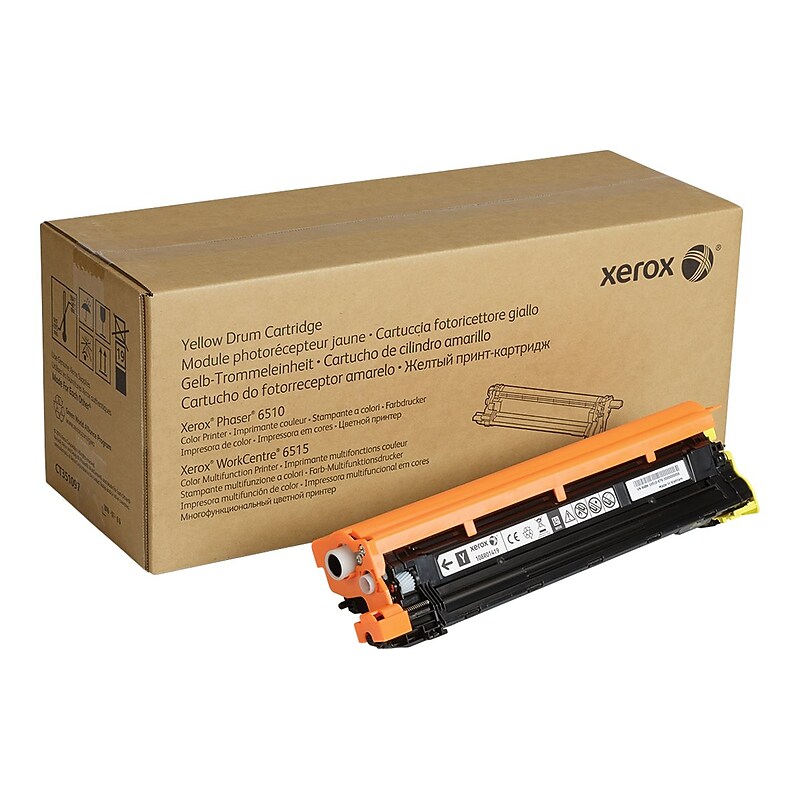 Xerox 108R01419 Yellow Standard Yield Drum Unit, Prints Up to 48,000 Pages (XER108R01419) image 1