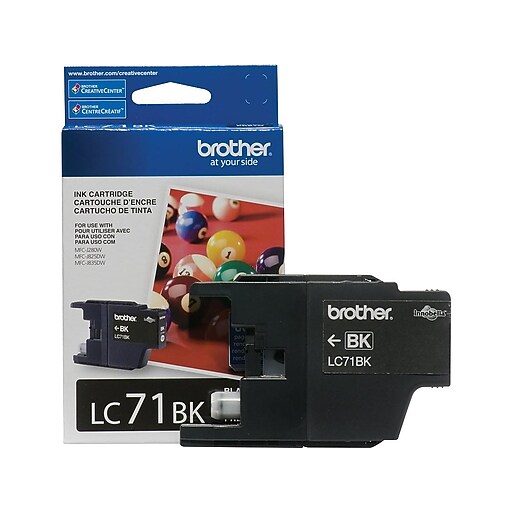 Brother LC71BKS Black Standard Yield Ink Cartridge | Staples
