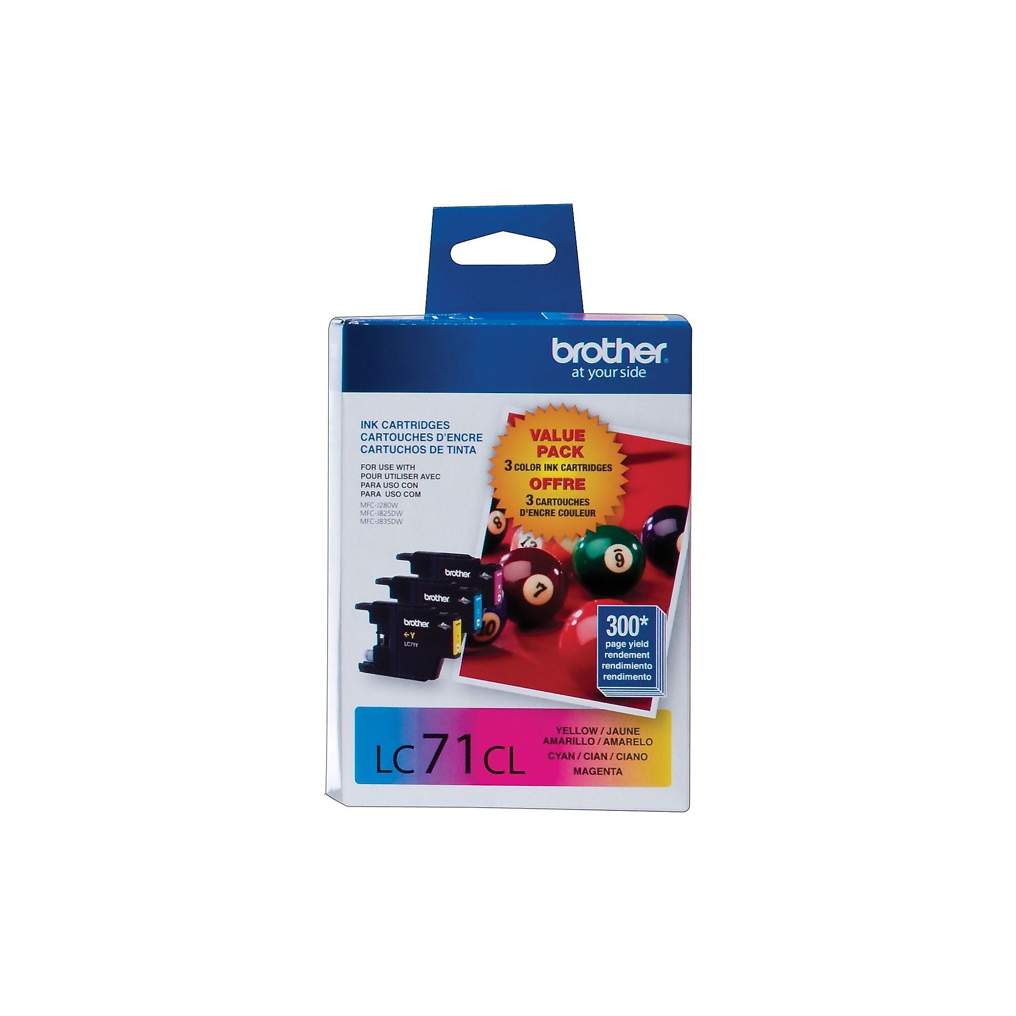 Brother LC713PKS Cyan/Magenta/Yellow Standard Yield Ink Cartridge,   3/Pack Sansujyuku sansujyuku.com
