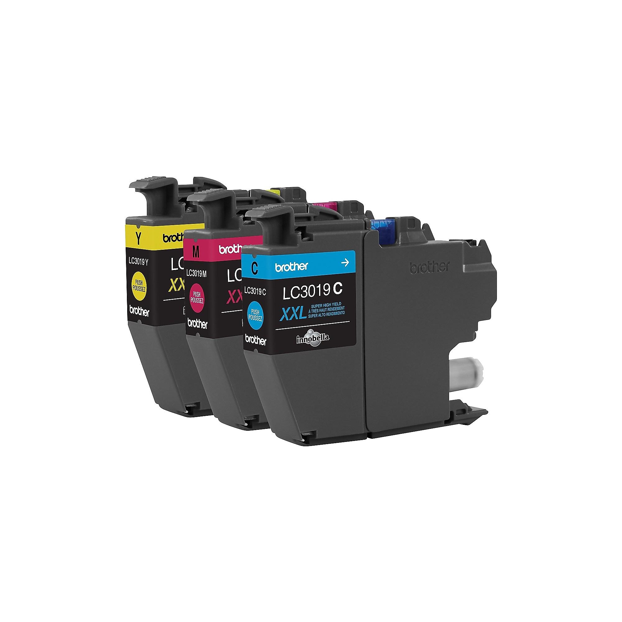 Brother LC30193PKS Cyan/Magenta/Yellow Extra High Yield Ink Cartridge, 3/Pack Sansujyuku sansujyuku.com