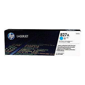 HP 827A Cyan Standard Yield Toner Cartridge (CF301A)