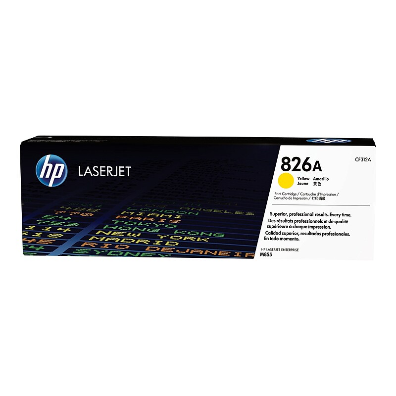 HP 826A Yellow Standard Yield Toner Cartridge (CF312A) image 1