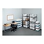 Bankers Box Liberty Heavy-Duty Corrugated File Storage Boxes, Letter Size, White/Blue, 4/Carton (0001103)~#|#~sp40888382_sc7