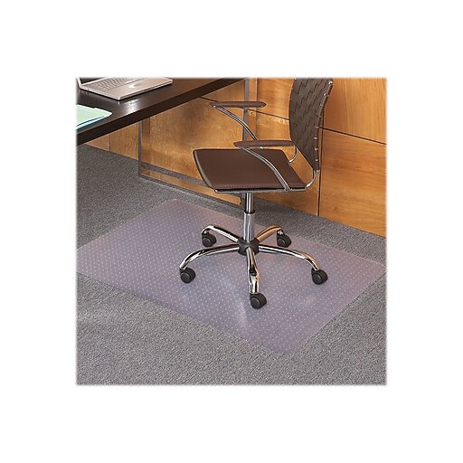 Staples® 46" x 60" Flat Pile Carpet Chair Mat, Rectangular Staples