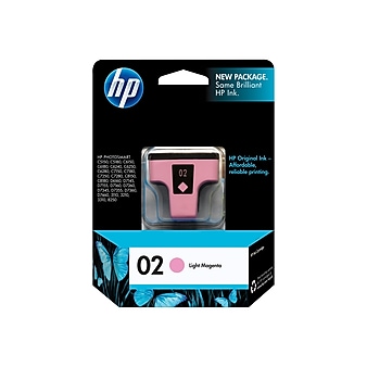 HP 02 Light Magenta Standard Yield Ink Cartridge (C8775WN#140)