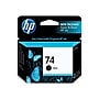 HP 74 Black Standard Yield Ink Cartridge, Prints Up to 200 Pages (CB335WN#140)~#|#~sp40888647_sc7
