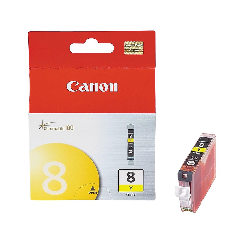 Canon 8 Yellow Standard Yield Ink Cartridge (0623B002AB) image 1