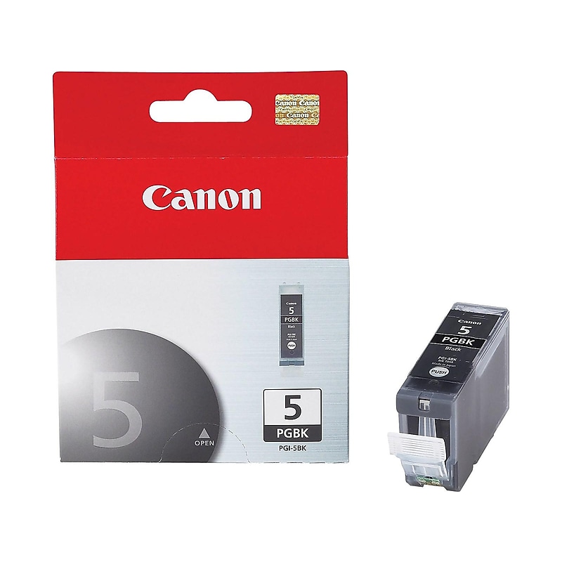 Canon 5 Black Standard Yield Ink Cartridge (0628B002AA) image 1