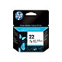 HP 22 Tri-Color Standard Yield Ink Cartridge, Print Up to 165 Pages (C9352AN#140)~#|#~sp40888684_sc7