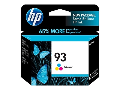 HP 93 Tri-Color Standard Yield Ink Cartridge, Prints Up to 220 Pages (C9361WN#140) Sansujyuku sansujyuku.com