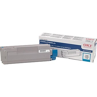 OKI 1107182 Cyan High Yield Toner Cartridge