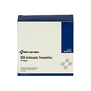 First Aid Only 0.13% Benzalkonium Chloride Antiseptic Towelettes, 50/Box (H307)