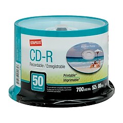 Verbatim 700 MB 80-Minute 52x Digital Vinyl CD-Rs, 50 Count