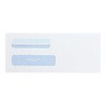 Quality Park Redi-Seal Security Tinted #8 5/8 Double Window Envelopes, 3-5/8" x 8-5/8", White, 500/Box (QUA24539)