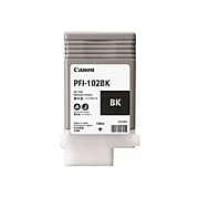 Canon PFI-102 Black Standard Yield Ink Cartridge (0895B001AA)