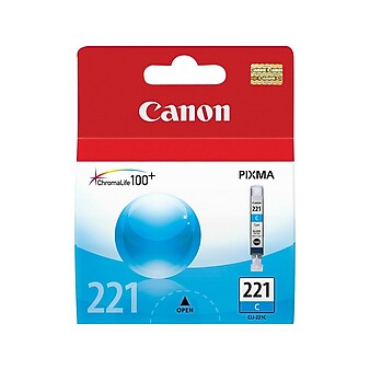 Canon 221 Cyan Standard Yield Ink Cartridge (2947B001)