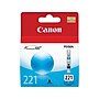 Canon 221 Cyan Standard Yield Ink Cartridge  (2947B001)~#|#~sp40889713_sc7