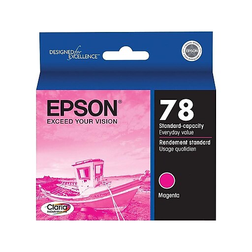 Epson T78 Magenta Standard Yield Ink Cartridge Staples