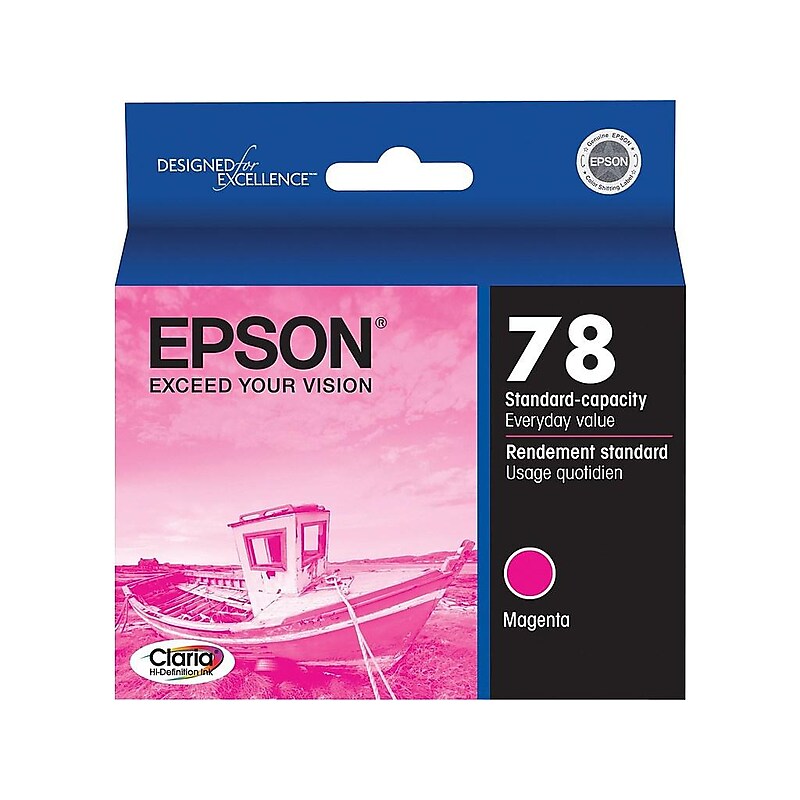 Epson T78 Magenta Standard Yield Ink Cartridge image 1