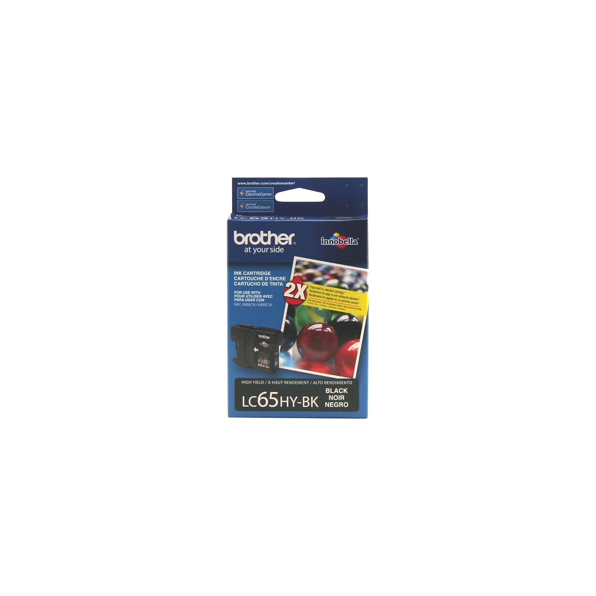 Brother LC 65 Black High Yield Ink Cartridge (LC65HYBKS) Sansujyuku sansujyuku.com
