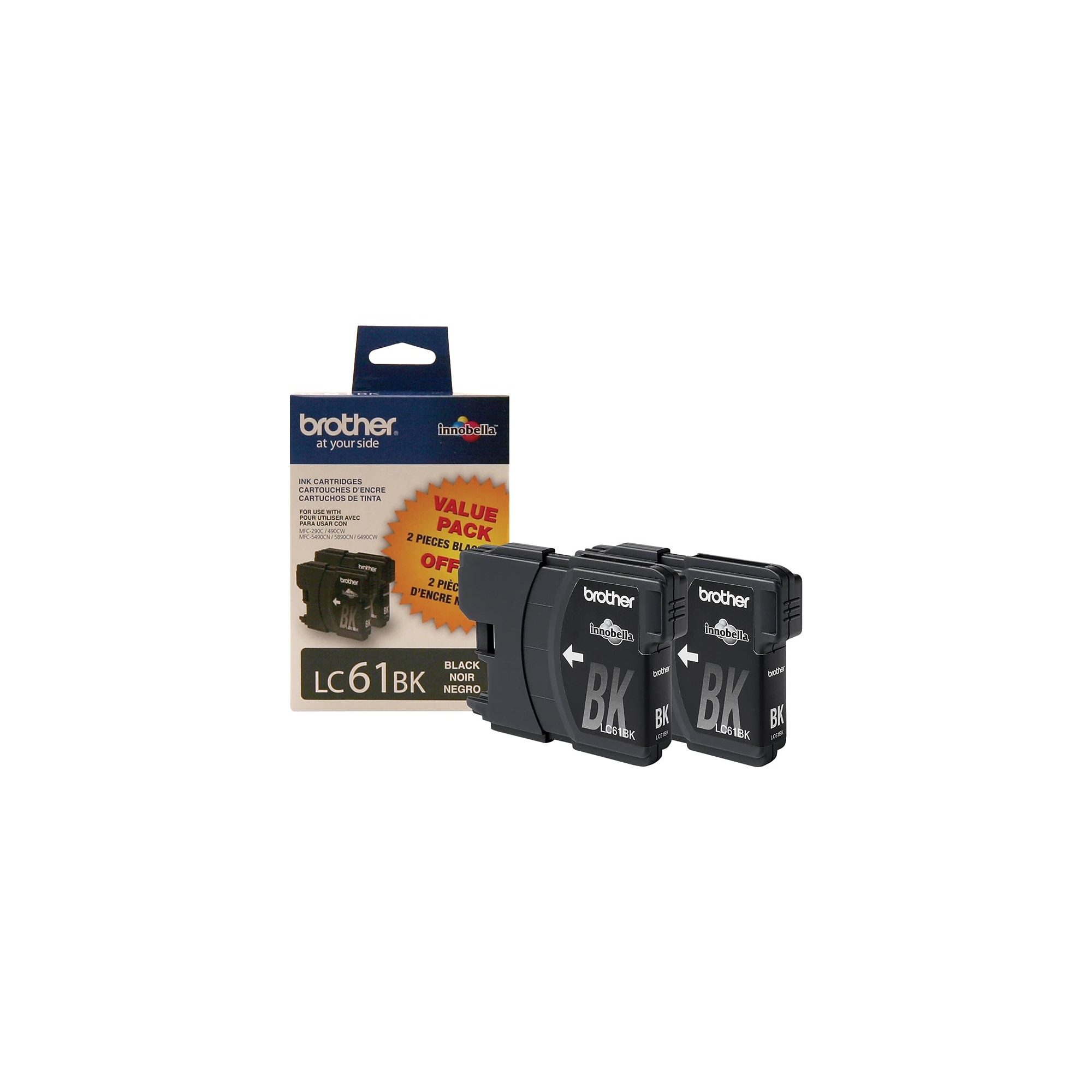 Brother LC612PKS Black Standard Yield Ink Cartridge,   2/Pack Sansujyuku sansujyuku.com