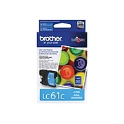 Brother LC61C Cyan Standard Yield Ink Cartridge