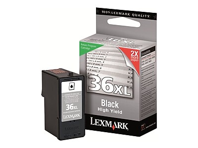 lexmark 36 black ink cartridge
