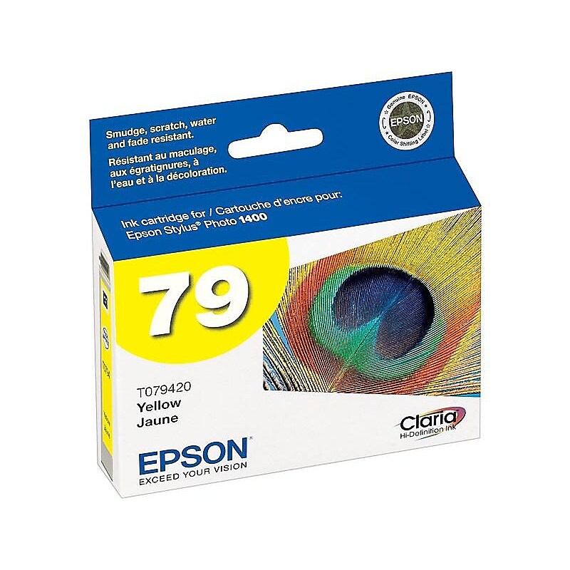 Epson T79 Yellow High Yield Ink Cartridge   (T079420) image 1