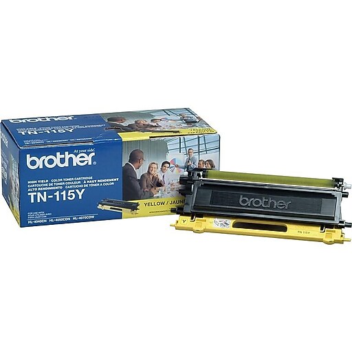 Brother TN115 Yellow High Yield Toner Cartridge (TN115Y) at Staples