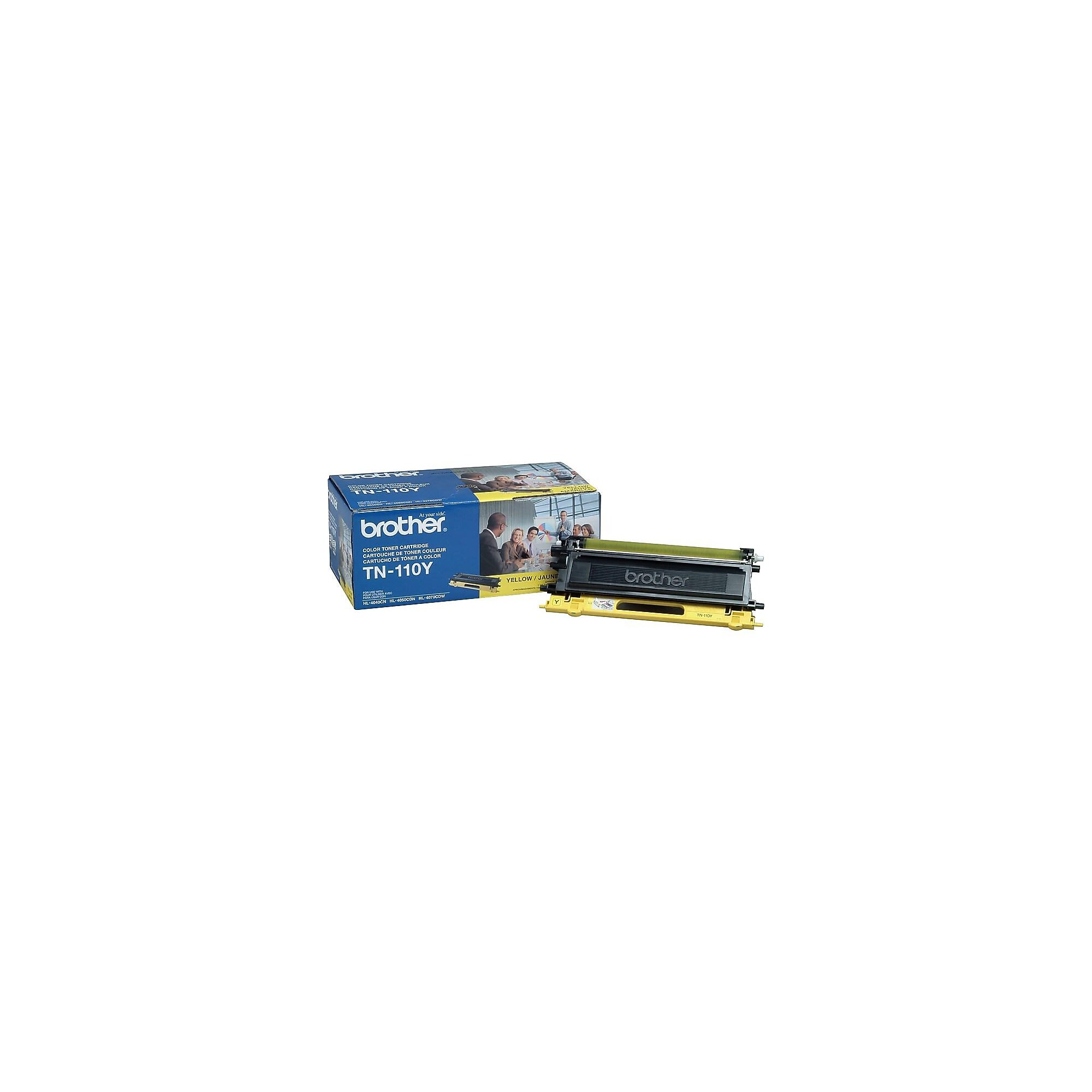 Brother TN-110 Yellow Standard Yield Toner Cartridge  (TN110Y) Sansujyuku sansujyuku.com
