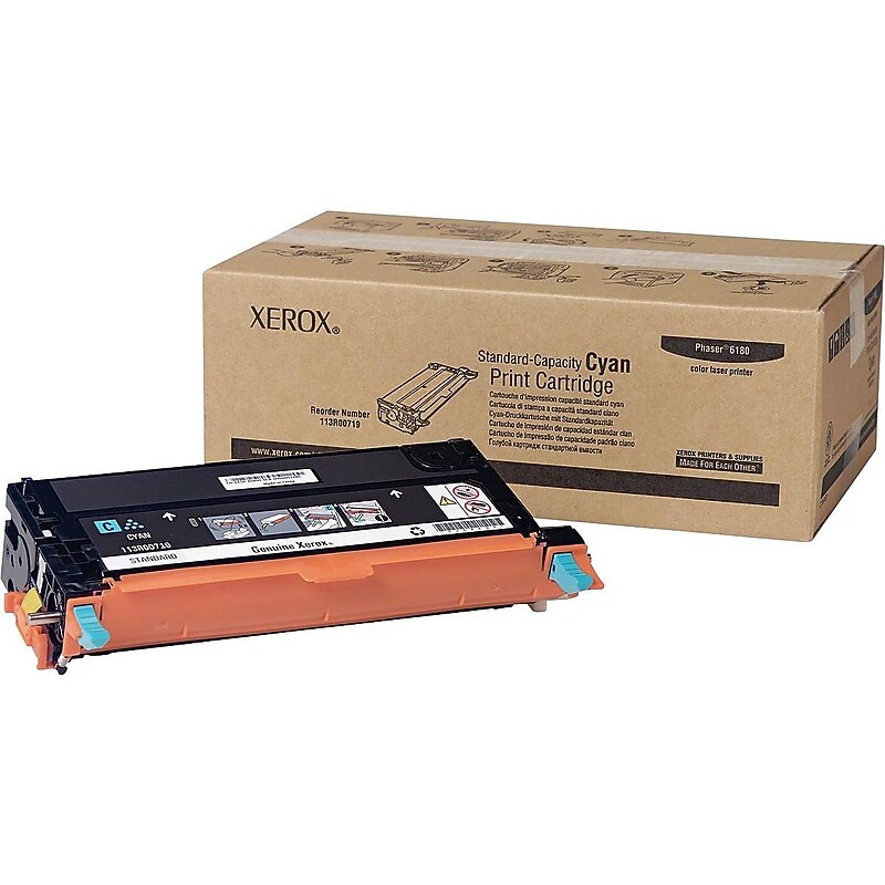 Xerox 113R00719 Cyan Standard Yield Toner Cartridge image 1