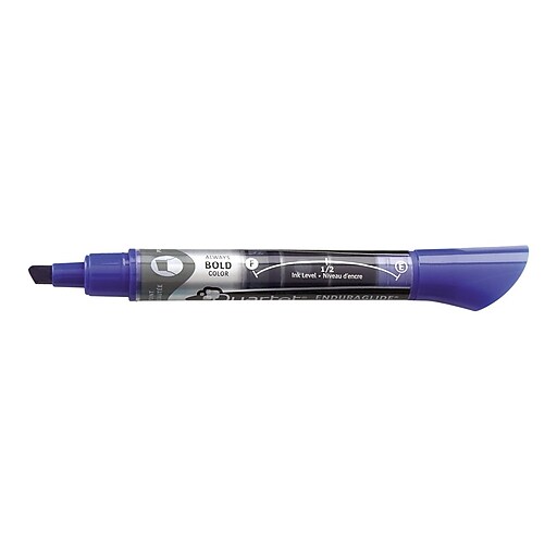 Quartet® EnduraGlide™ Chisel Tip DryErase Markers, Blue, Dozen at Staples