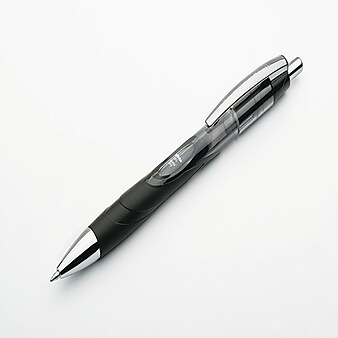 SKILCRAFT Vista Retractable Gel Pens, Medium Point, Black Ink, Dozen (7520-01-506-8500)