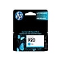 HP 920 Cyan Standard Yield Ink Cartridge, Prints Up to 300 Pages (CH634AN#140)~#|#~sp40890223_sc7