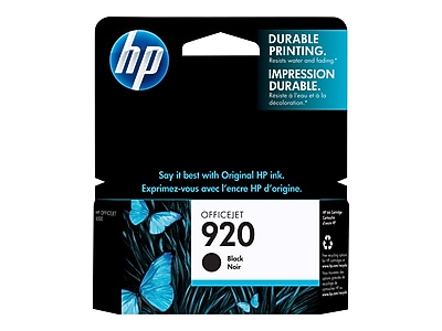 HP 920 Black Standard Yield Ink Cartridge, Prints Up to 420 Pages (CD971AN#140) Sansujyuku sansujyuku.com