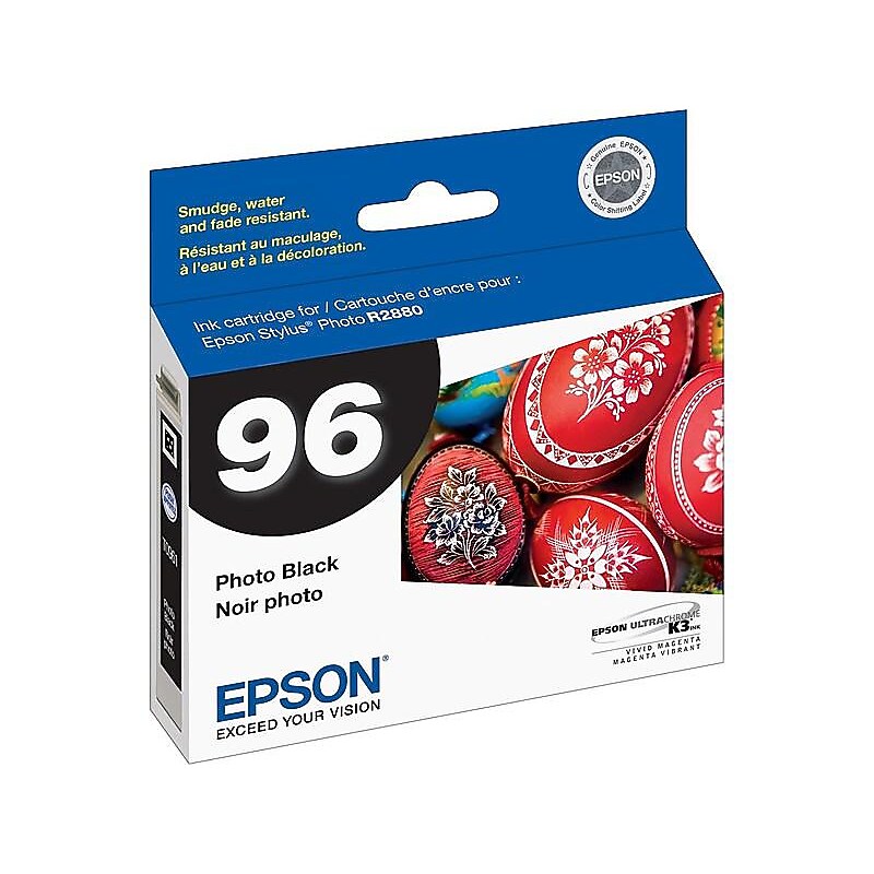 Epson T96 Ultrachrome Photo Black Standard Yield Ink Cartridge image 1