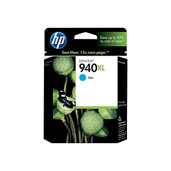 HP 940XL Cyan High Yield Ink Cartridge (C4907AN#140)