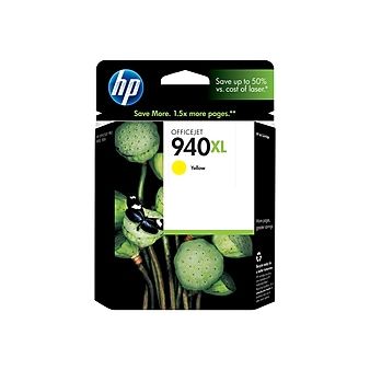 HP 940XL Yellow High Yield Ink Cartridge (C4909AN#140)
